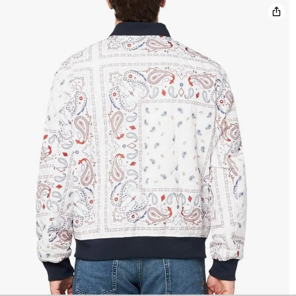 Levi's Bandana Quilted Bomber Jacket M